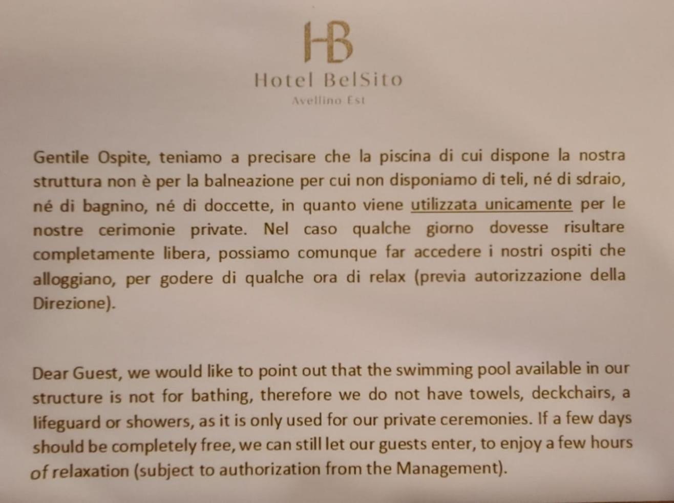 Bel Sito Hotel Due Torri Manocalzati ภายนอก รูปภาพ